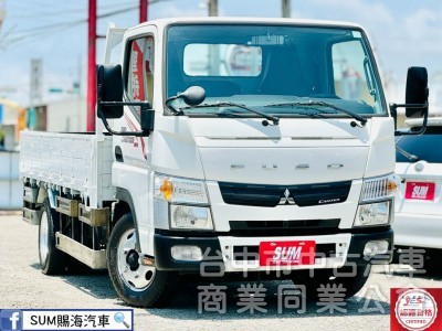 低里程！全新車斗！僅跑11萬！長軸11呎半！原廠防捲入護欄！免尿素！載重五噸！無限速！可全貸！大甲在地深耕30年老店！