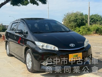 2014 wish 認證美車，空間大七人座 超級省，妥善率高