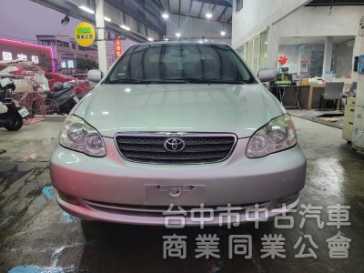 2004 年 豐田 Altis 1800cc G版，不敗神車，天窗，恆溫， 黑內裝，車況超級好，可直接環島。