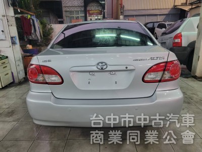 2004 年 豐田 Altis 1800cc G版，不敗神車，天窗，恆溫， 黑內裝，車況超級好，可直接環島。