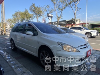 2005年式 PEUGEOT 307SW 2.0 稀有法式七人座轎旅車 定速系統 電動天窗 恆溫空調 便宜代步車首選