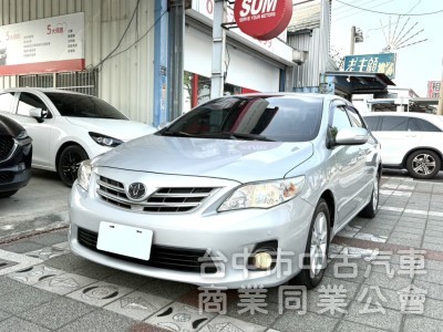 2012年 Toyota Altis 1.8 E版 原鈑件 超低里程 僅跑8萬 恆溫 定速 車況超優好保養 通勤代步首選
