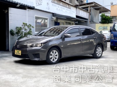 2016 Toyota Corolla Altis 1.8雅緻版　倒車顯影／好開好順／耐操省油／代步實用車