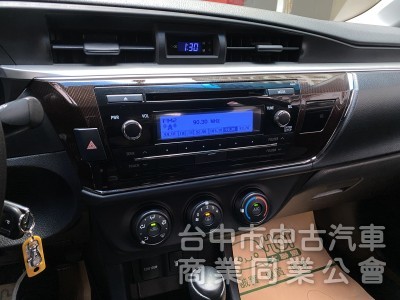 2016 Toyota Corolla Altis 1.8雅緻版　倒車顯影／好開好順／耐操省油／代步實用車