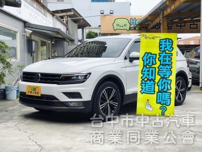 2020 Tiguan 280 TSI　原鈑件/里程保證/原廠保養/ACC跟車/電尾腳踢/數位儀錶板/環景/盲點