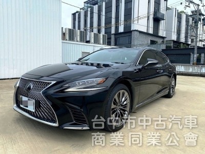 LS500 旗艦版 低里程 雙渦輪增壓 421匹大馬力 後座電視影音 氣動按摩座椅 20吋霧黑鋁圈