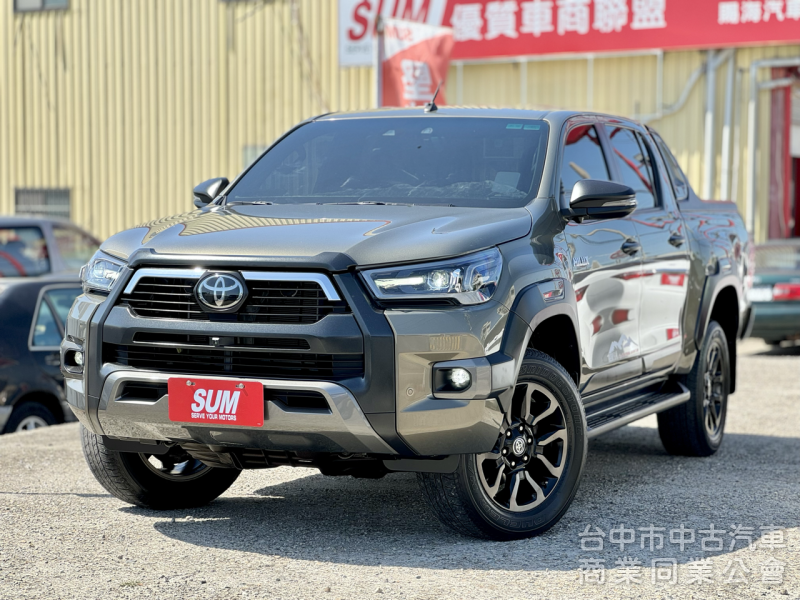 一手車！原廠保養！柴油4WD！車斗捲簾！ACC跟車 環景 通風座椅 CarPlay！原鈑件！可全貸！大甲在地30年老店！