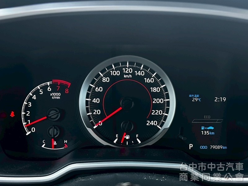 2019 Altis 里程7.9萬 