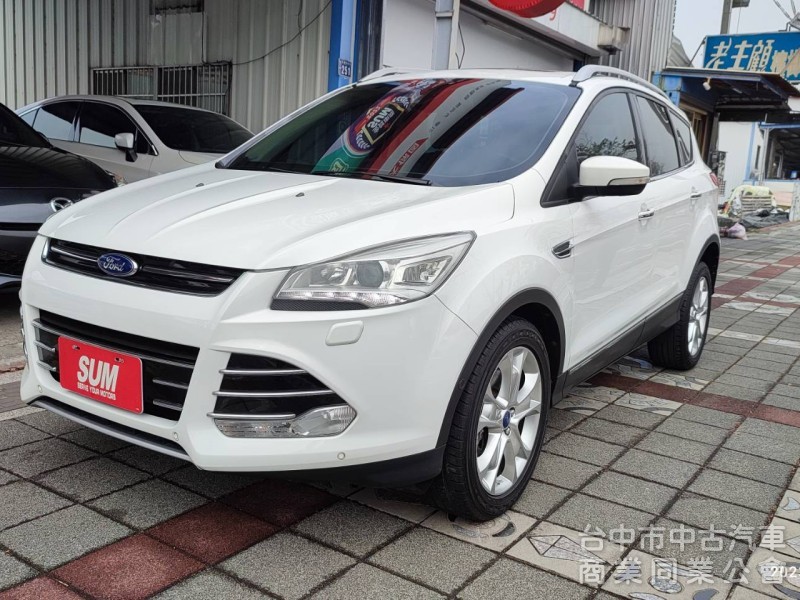 2015年FORD KUGA2.0旗艦版 新車價119.8萬 年前特惠價 原漆原版件.挑戰全台最便宜.全景天窗.