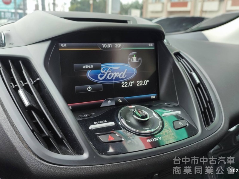 2015年FORD KUGA2.0旗艦版 新車價119.8萬 年前特惠價 原漆原版件.挑戰全台最便宜.全景天窗.