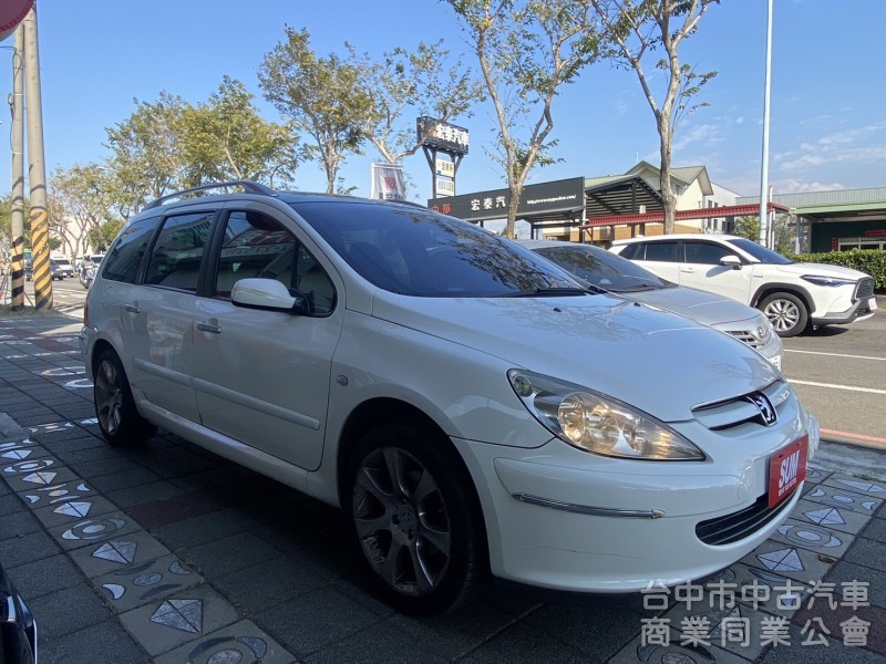 2005年式 PEUGEOT 307SW 2.0 稀有法式七人座轎旅車 定速系統 電動天窗 恆溫空調 便宜代步車首選