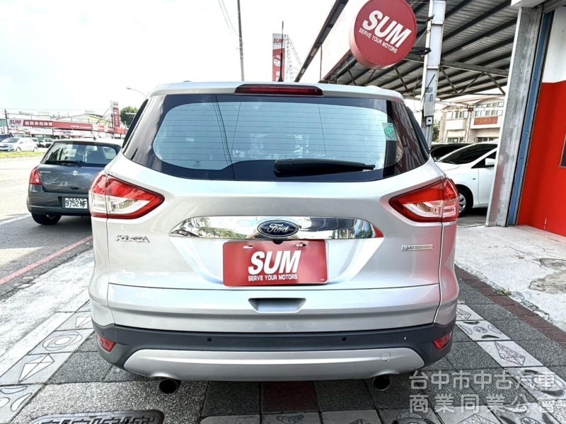 2013年 FORD KUGA 1.6 時尚經典型 原鈑件 全景天窗 電尾門 渦輪增壓 舒適與安全性兼具運動休旅