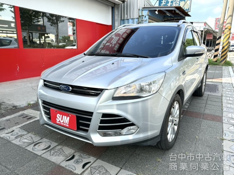 2013年 FORD KUGA 1.6 時尚經典型 原鈑件 全景天窗 電尾門 渦輪增壓 舒適與安全性兼具運動休旅