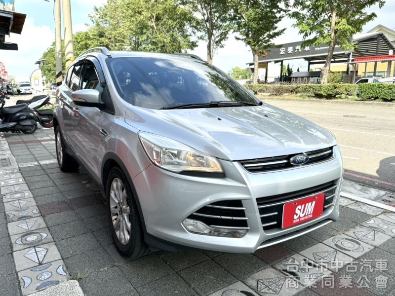 2013年 FORD KUGA 1.6 時尚經典型 原鈑件 全景天窗 電尾門 渦輪增壓 舒適與安全性兼具運動休旅