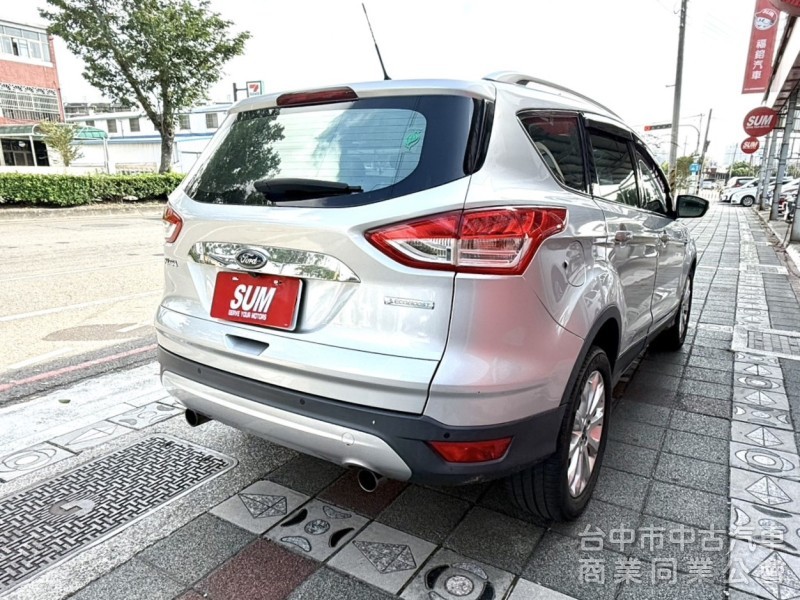 2013年 FORD KUGA 1.6 時尚經典型 原鈑件 全景天窗 電尾門 渦輪增壓 舒適與安全性兼具運動休旅