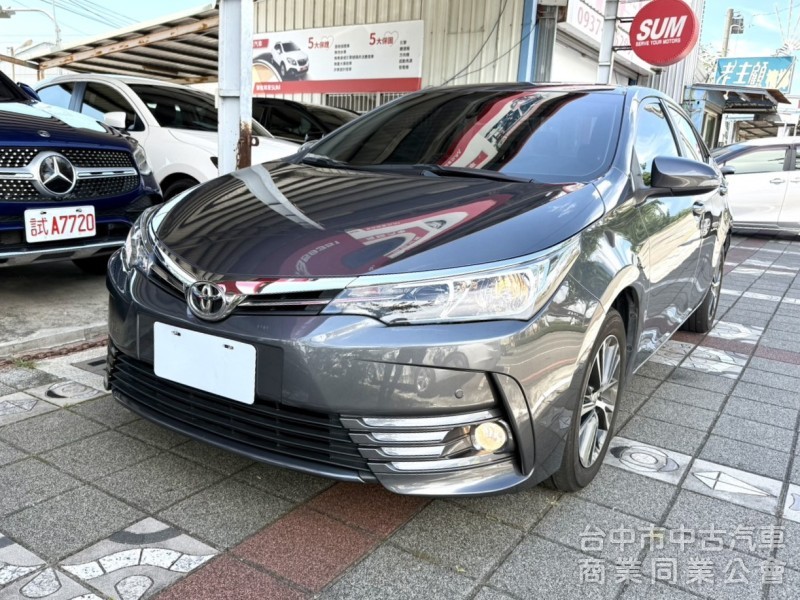 2018年 Toyota Altis 1.8 尊爵版 原鈑件 恆溫 I-Key 定速 盲點 最保值妥善率高的國民房車