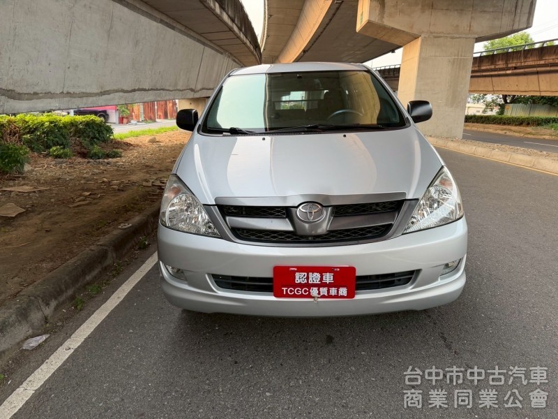 【 2011/12出廠 TOYOTA INNOVA 2.0E 】  2.0L #原鈑件 實跑8萬公里  原廠保養